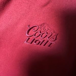 Xl Greg Norman coors light shirt sleeve quarter zip golf jacket
